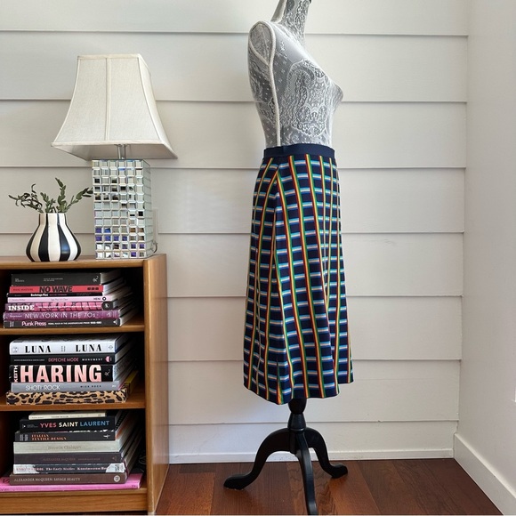 Tory Sport Check Knit Tech Skirt size M - Picture 5 of 10